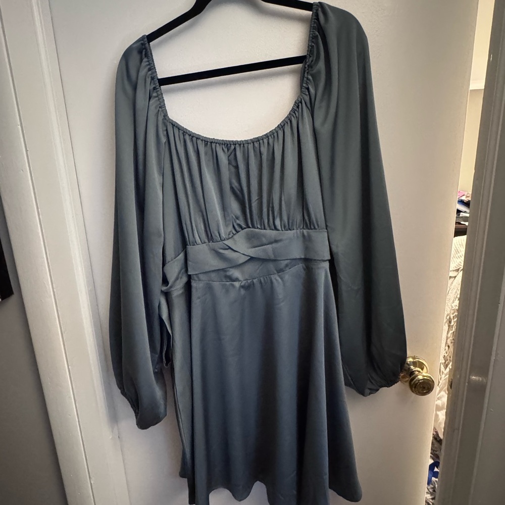 NWT ARULA Gray/Blue Women's Dress